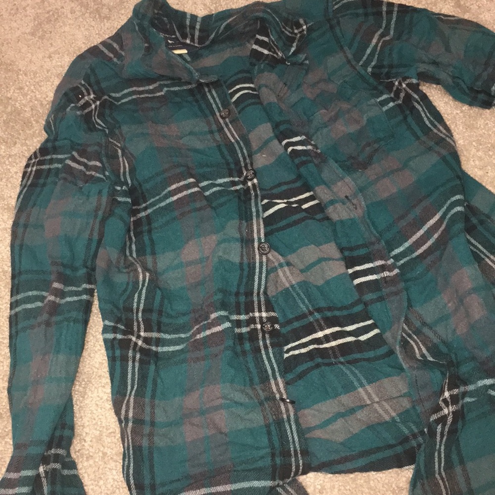 Green Pacsun flannel